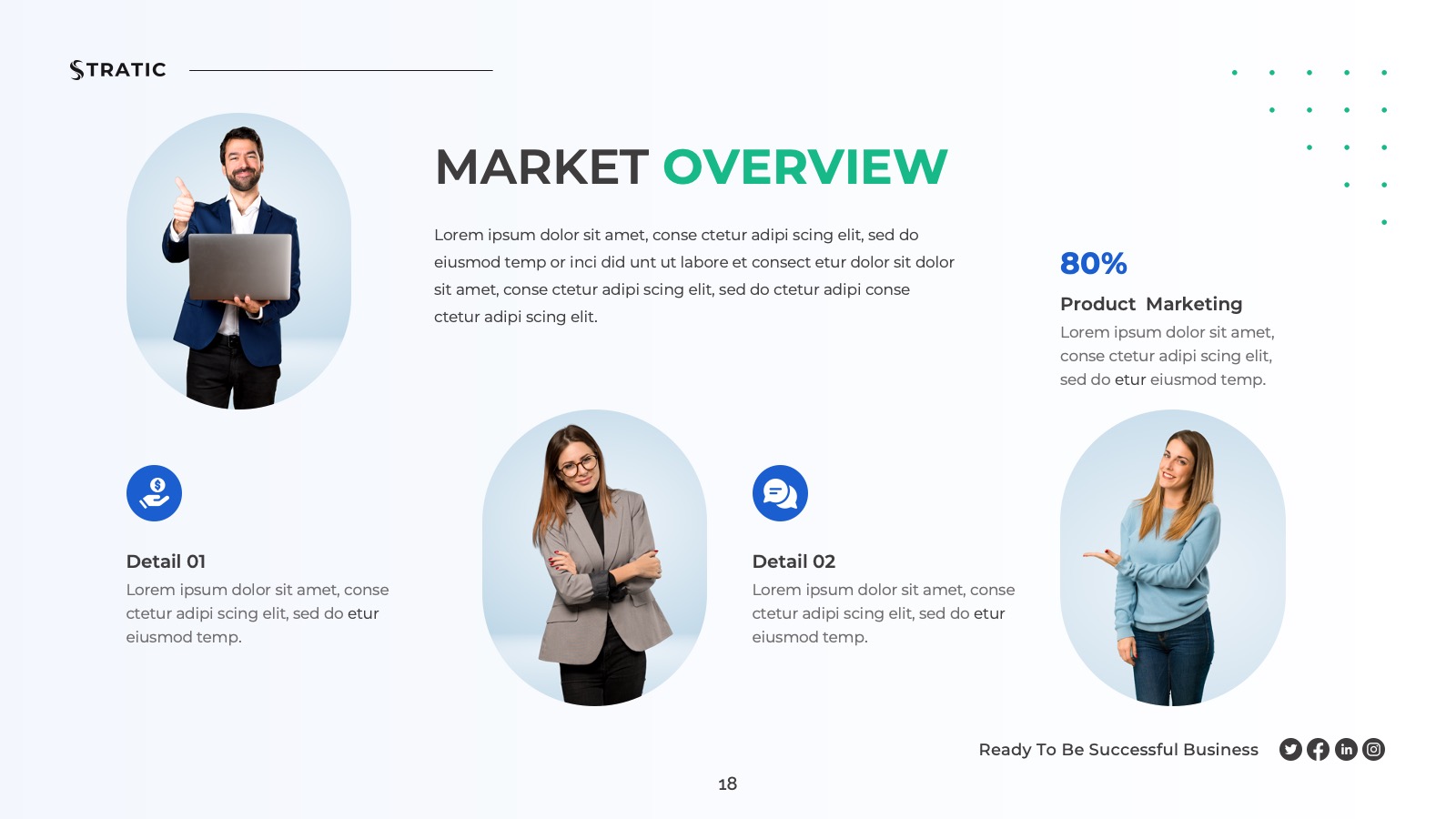 Stratic – Business Strategy PowerPoint Presentation Template ...