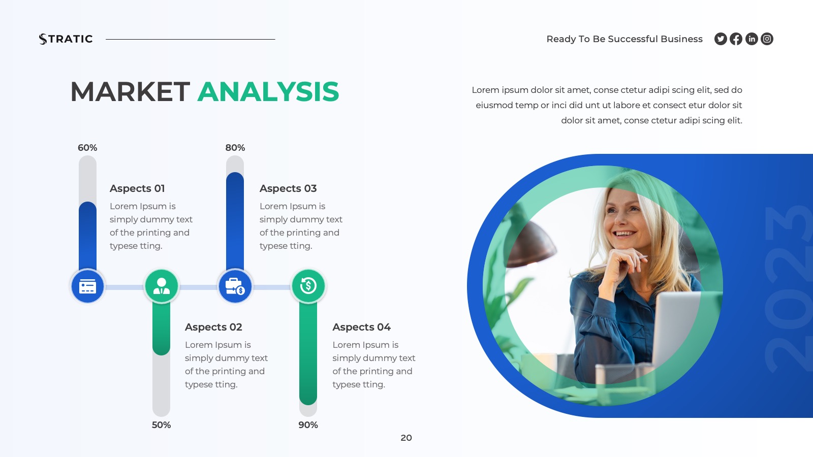 Stratic – Business Strategy PowerPoint Presentation Template ...