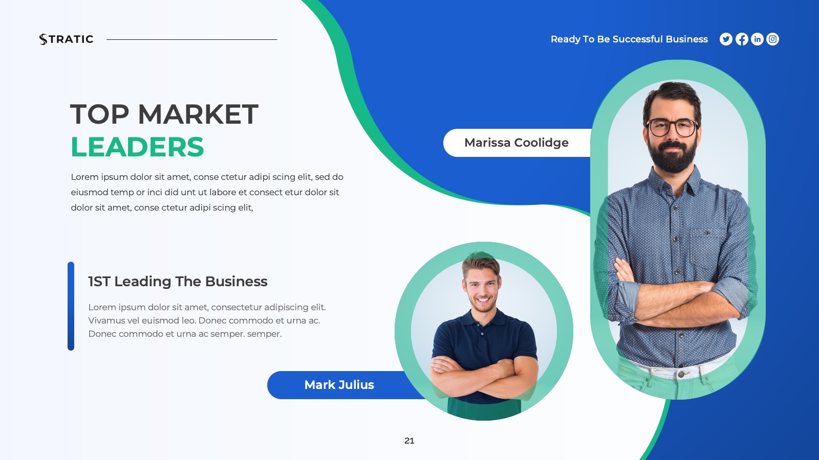 Stratic – Business Strategy PowerPoint Presentation Template ...