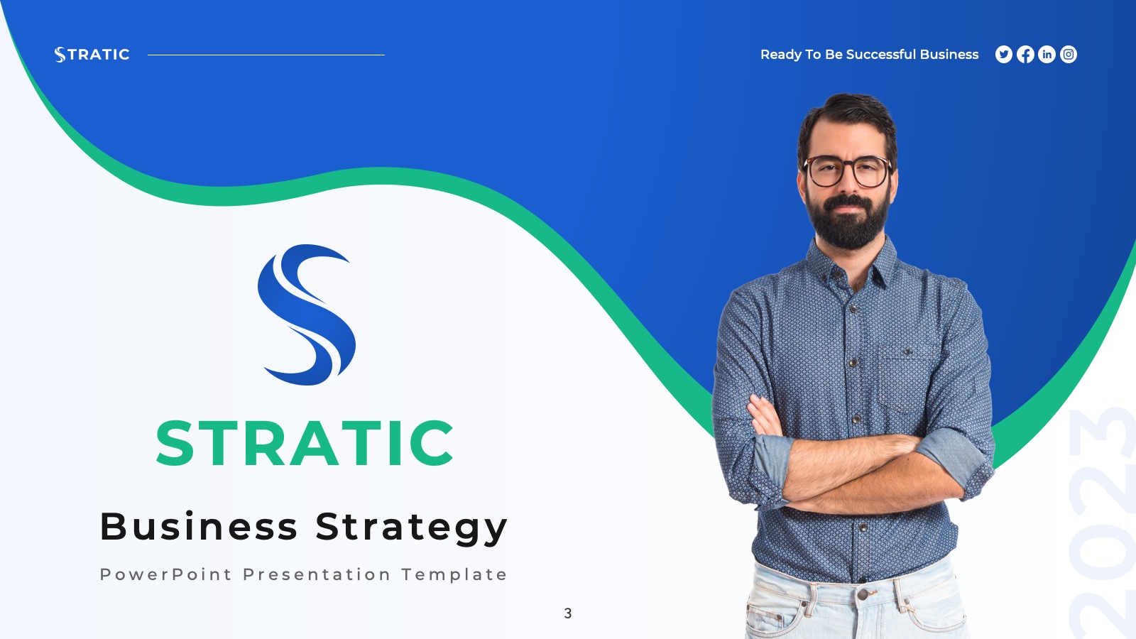 Stratic – Business Strategy PowerPoint Presentation Template ...