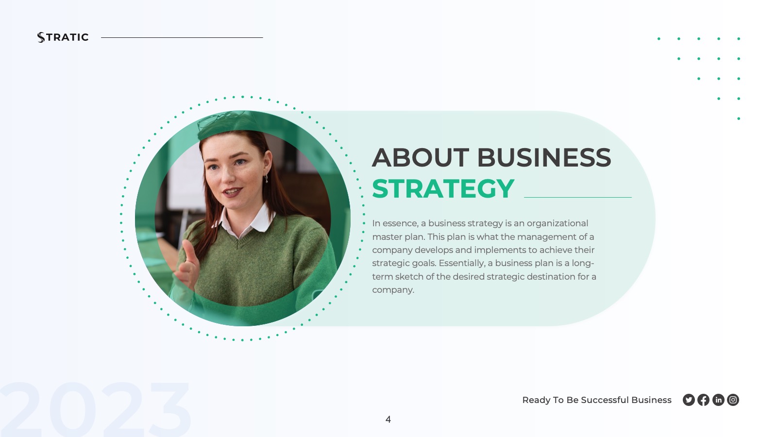 Stratic – Business Strategy PowerPoint Presentation Template ...