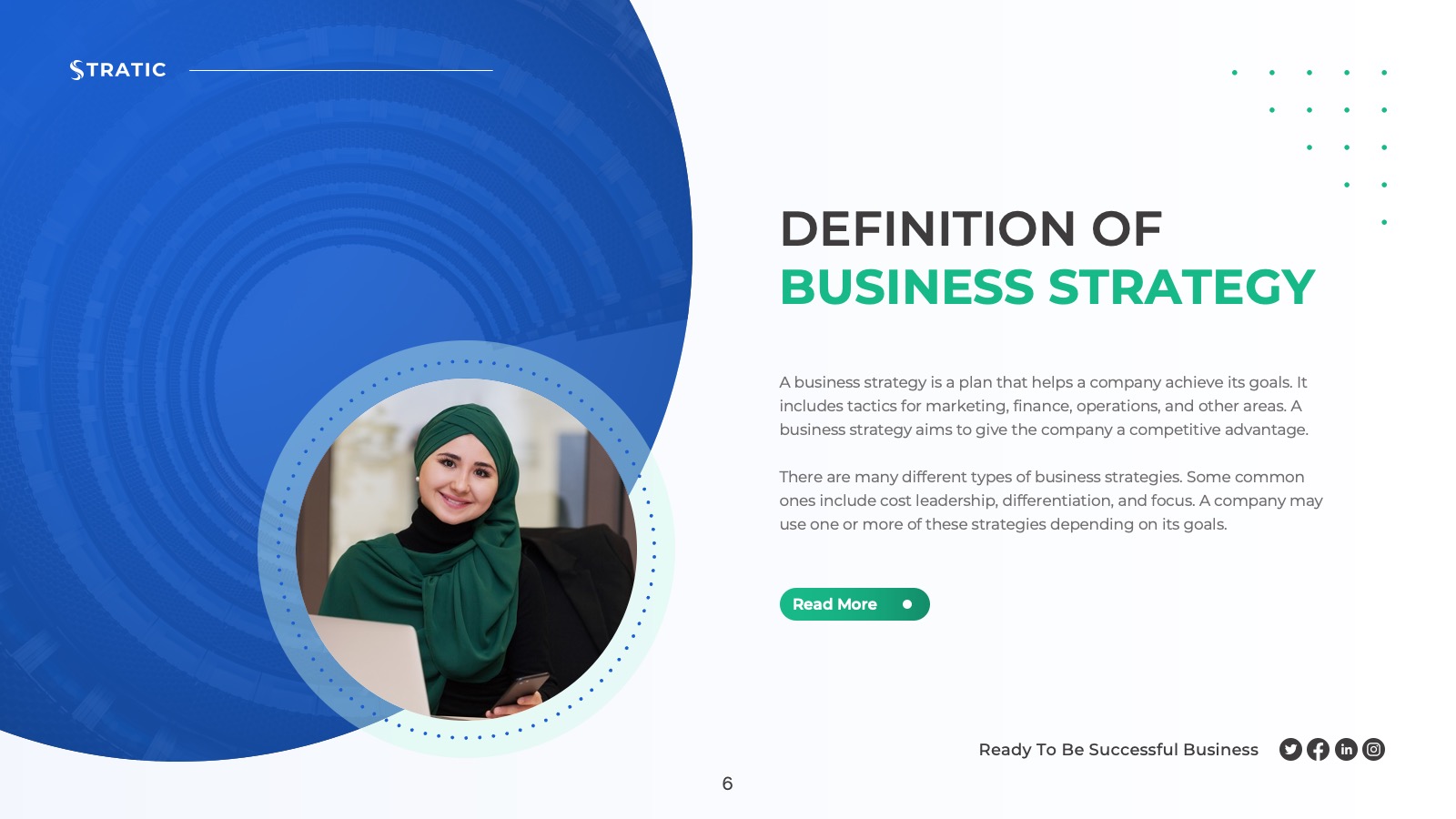 Stratic – Business Strategy PowerPoint Presentation Template ...