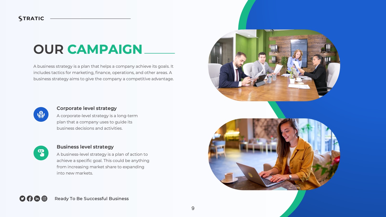Stratic – Business Strategy PowerPoint Presentation Template ...