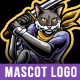 Cat Ninja Mascot Logo Design