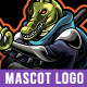 Crocodile Ninja Mascot Logo Design