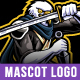 Eagle Ninja Mascot Logo Design