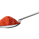 Teaspoon with ground red pepper isolated on white. - PhotoDune Item for Sale