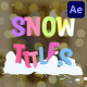 Snow Titles | After Effects - VideoHive Item for Sale