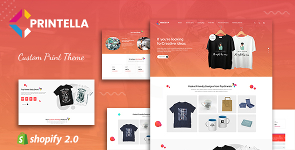 Printella - Print Shop Shopify Theme