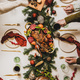 Flat-lay of Peoples hands with wine in glasses celebrating Christmas - PhotoDune Item for Sale