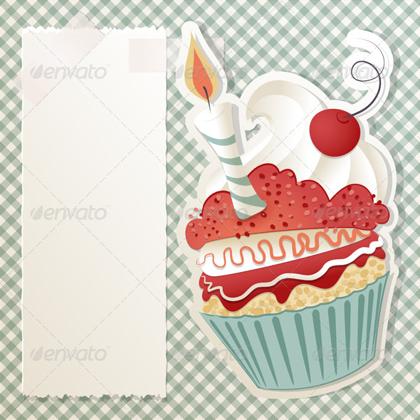 Birthday Cupcake - Birthdays Seasons/Holidays