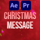 Christmas Message Mogrt - VideoHive Item for Sale