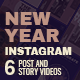 New Year Instagram Posts and Stories Promotion - VideoHive Item for Sale