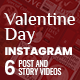 Valentine&#39;s Day Instagram Posts And Stories Promotion - VideoHive Item for Sale