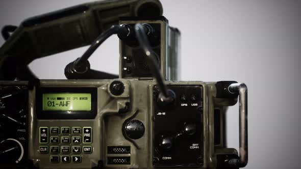 Military Radio Communication Control Panel