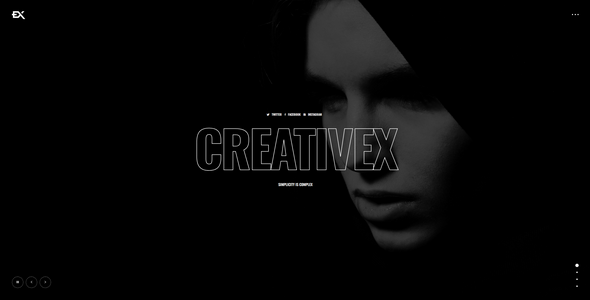 Creativex – A Bold Portfolio WordPress Theme