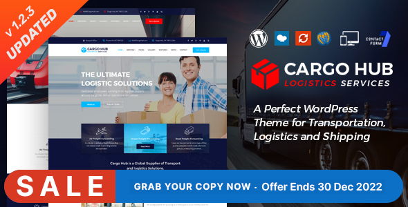 Cargo HUB - Transportation and Logistics WordPress Theme
