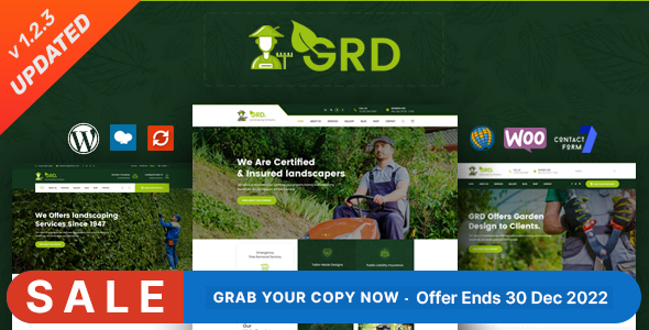 GRD - Gardening and Landscaping WordPress Theme
