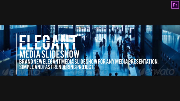Elegant Media Slideshow Premiere Pro