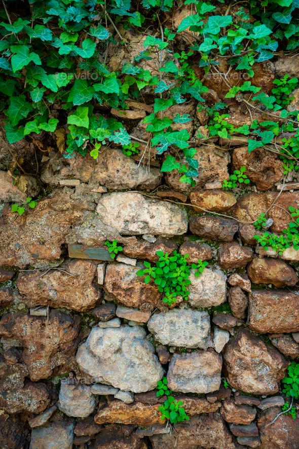 Seamless Texture Of Medieval Wall Of Stone Blocks - Stock Photo - Images