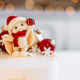 Christmas cake white with caramel bunny - PhotoDune Item for Sale
