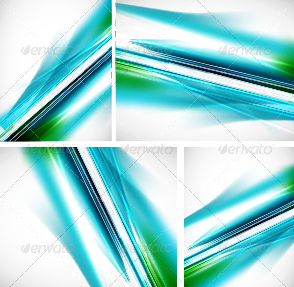 Shiny Blue Backgrounds Pack - Backgrounds Decorative