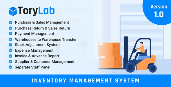 ToryLab  Inventory Management System