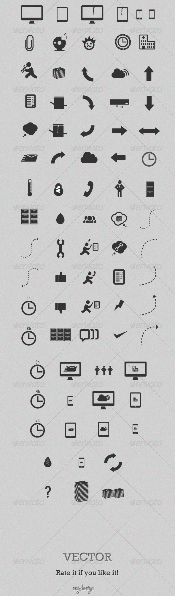 Various Icons Set - Web Elements Vectors