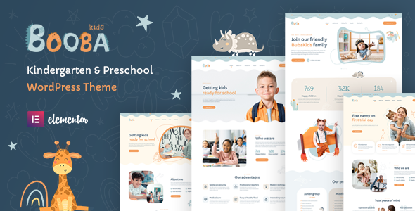 Booba - Kindergarten & Preschool WordPress Theme