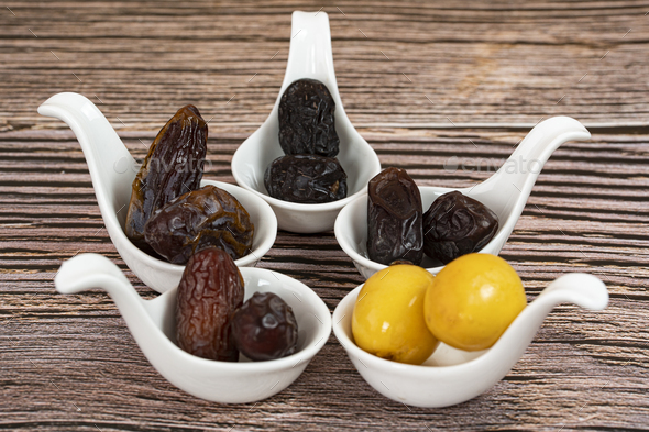 Different types of dates Stock Photo by hmzphotostory | PhotoDune