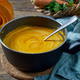 pumpkin cream soup in a pot - PhotoDune Item for Sale
