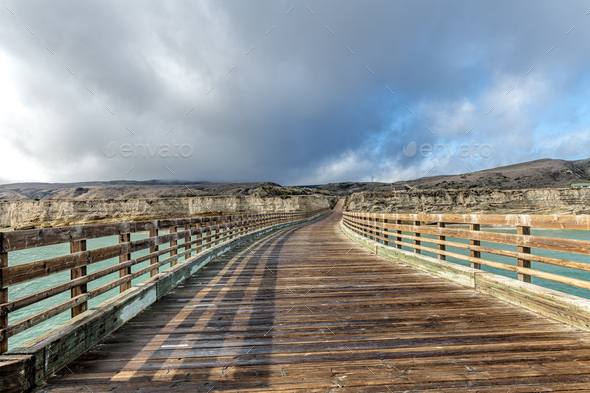 Santa Rosa pier walkway - Stock Photo - Images