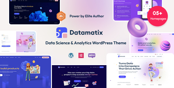 Datamatix  Data Science & Analytics WordPress Theme