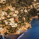 Touristic Town, Positano, on Rocky Cliffs and Mountain Landscape by the Sea. Amalfi Coast, Italy - PhotoDune Item for Sale