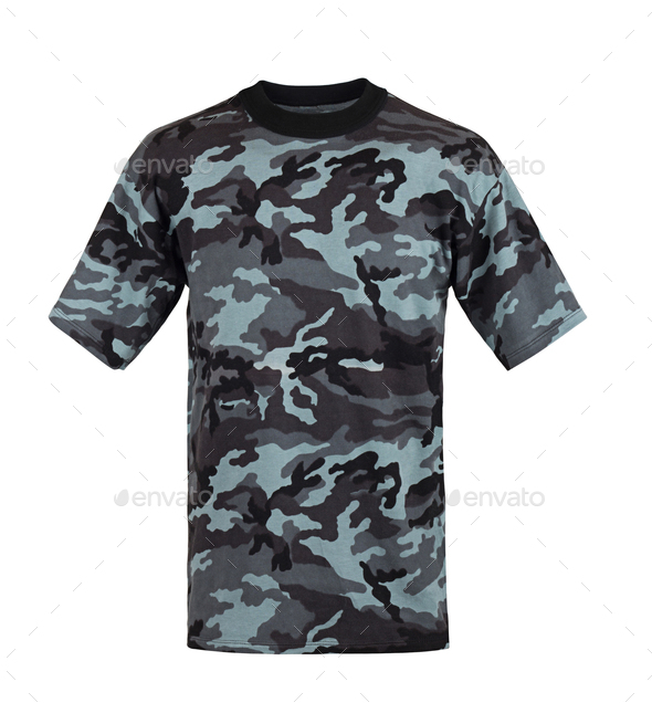 camouflage tshirt - Stock Photo - Images