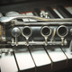 An antique clarinet leaning piano - PhotoDune Item for Sale