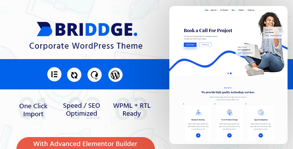 Briddge  Corporate WordPress Theme