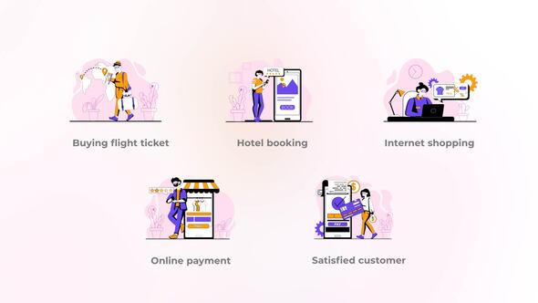 Online payment - Purplе concepts