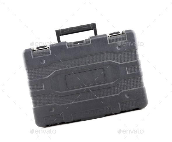 Gray toolbox - Stock Photo - Images