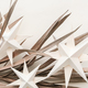 Merry Christmas.Christmas stars handmade light beige background.Monochrome,Christmas background, - PhotoDune Item for Sale