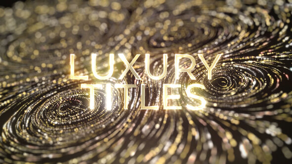 Modern Luxury Waves Titles