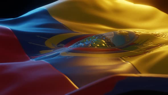 Ecuador - Stylized Flag alt