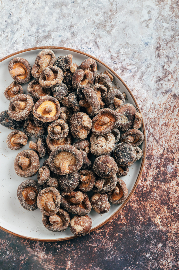 Shiitake Mushroom Crisps Stock Photo by Manuta PhotoDune