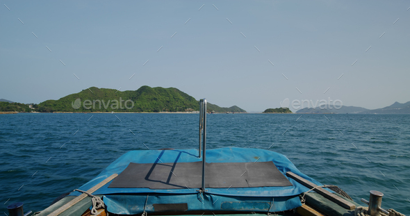 Take boat to the island - Stock Photo - Images
