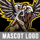 Gajasimha Mascot Logo Design