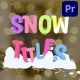 Snow Titles | Premiere Pro MOGRT - VideoHive Item for Sale