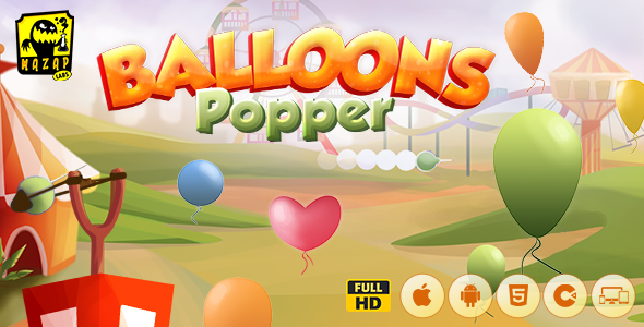 Balloons Popper - Fun Popping Game (Construct)