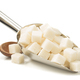 sugar cubes in scoop on white - PhotoDune Item for Sale