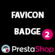 Favicon badge with product counter for Prestashop