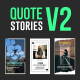 Vertical Quote Stories V2 - VideoHive Item for Sale